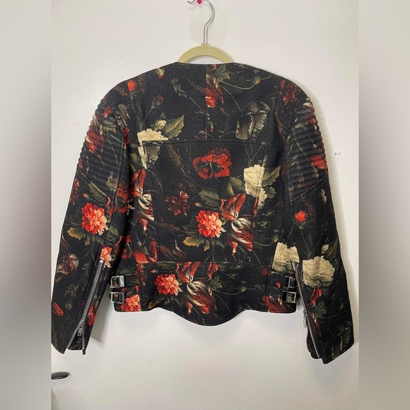 COPY - Floral print wool motorcycle jacket size 40, Givenchy - Picture 2 of 10